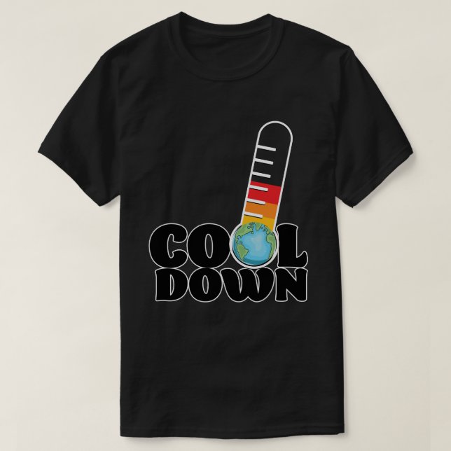 Sänka temperaturen t shirt (Design framsida)