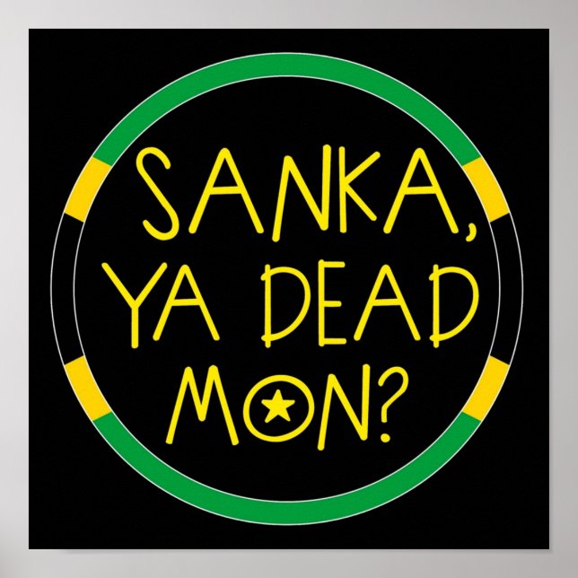 Sanka Ya Dead Mon Coola Runnings Poster (Framsidan)