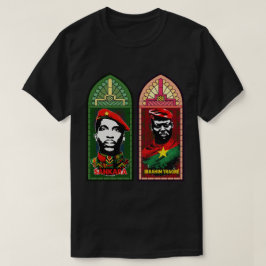 Sankara, Ibrahim Traore Panafrikansk glasmålning T Shirt