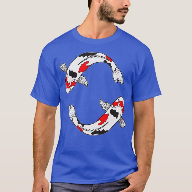 Sanke Koi Fish Design for Koi Pond Owners T Shirt (Framsida)