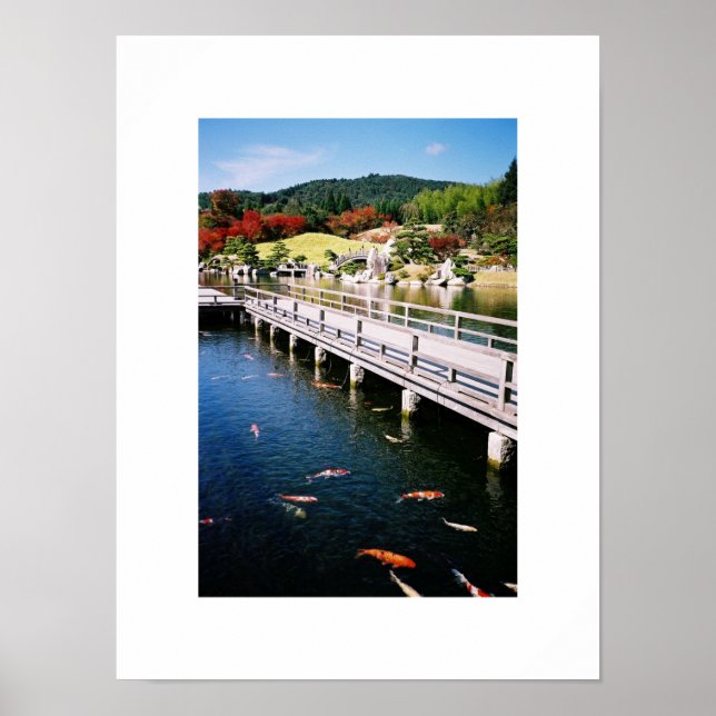 Sankeien Garden: Mihara City, Japan Poster (Framsidan)