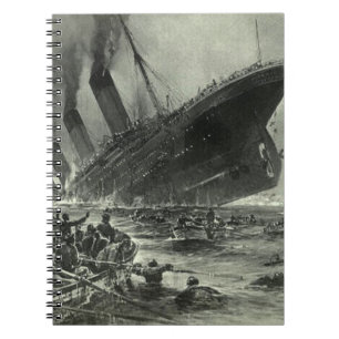 Sänkning av RMS Titanic Anteckningsbok