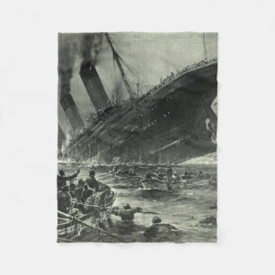 Sänkning av RMS Titanic Fleecefilt