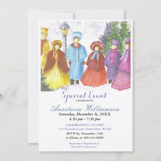 SÄNKNING ÖPPNA HUSHÅLL PARTY HÄNDELSE INBJUDAN (Framsida)