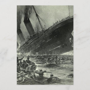 Sänkning RMS Titanic Inbjudningar