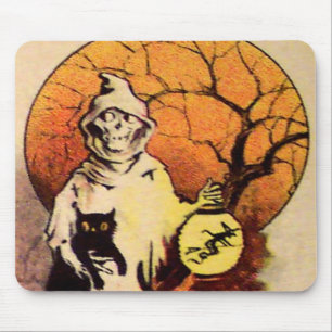 Sänkning (Vintage Halloween Card) Musmatta