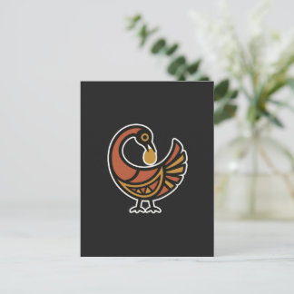 Sankofa Adinkra Fågel – Lär av det förflutna Vykort