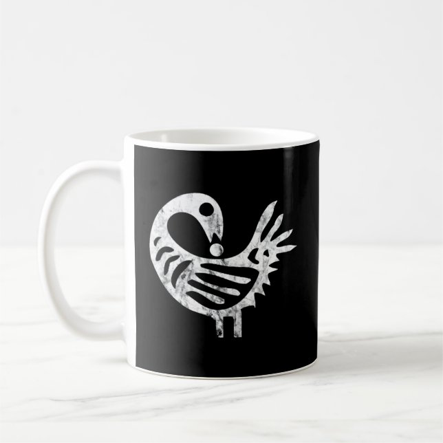 Sankofa Bird Afrocentric Adinkra Symbol African Pa Kaffemugg (Vänster)