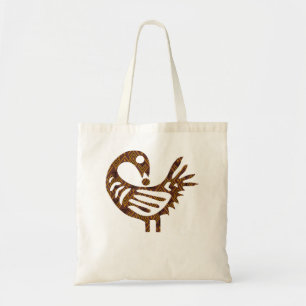 Sankofa Bird Simple Mönster Afrocentric Adinkra Sy Tygkasse