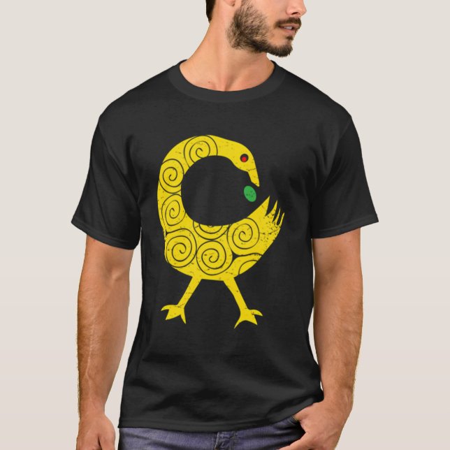 Sankofa Bird T Shirt (Framsida)