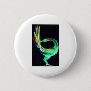 Sankofa fåglar knapp