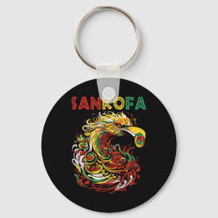 Sankofa Juneteelfte Ghana Sankofa Symbol Adinkra Nyckelring