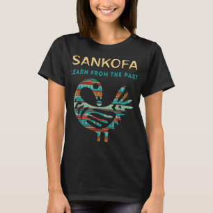 Sankofa Lär dig från den tidigare afrikanska fågla T Shirt