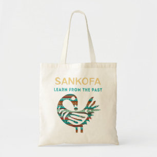 Sankofa Lär dig från den tidigare afrikanska fågla Tygkasse