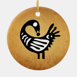 Sankofa prydnad julgransprydnad keramik