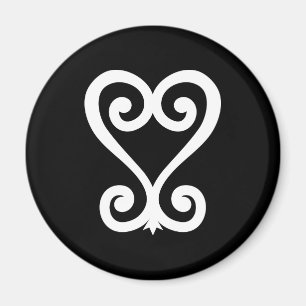 Sankofa retur och får det - det Adinkra symbole Magnet