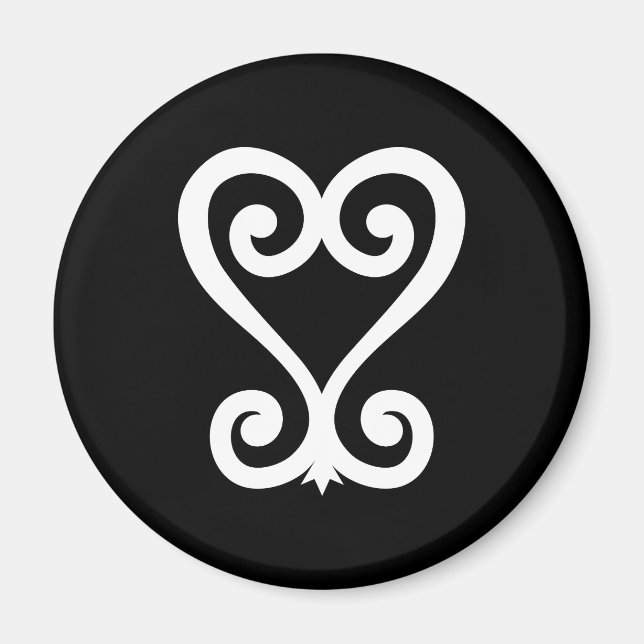 Sankofa | Retur och hämta den - Adinkra Symbol Magnet (Framsidan)