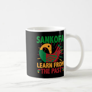 Sankofa-symbol och Adinkra Ghana för svart histori Kaffemugg