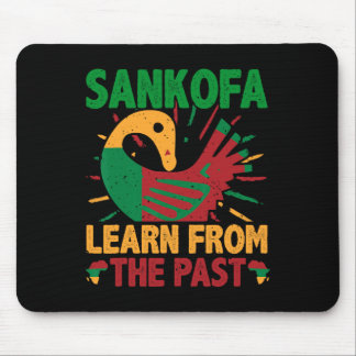 Sankofa-symbol och Adinkra Ghana för svart histori Musmatta