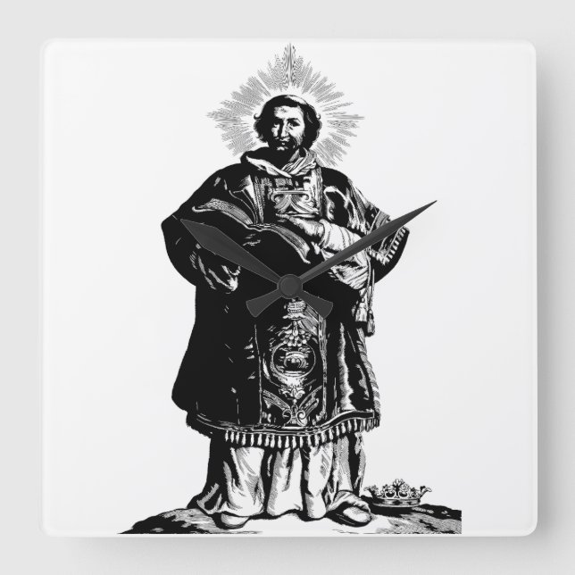 Sankt Adalbert av Prag Biskop och Martyr Fyrkantig Klocka (Framsida)