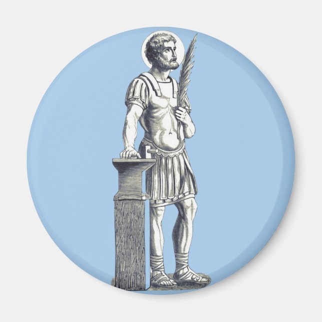 Sankt Adrian Herculian Garden Magnet (Framsidan)