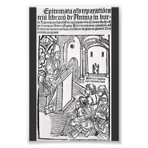 Sankt Albert den store Universaldoktorn Konst Fototryck