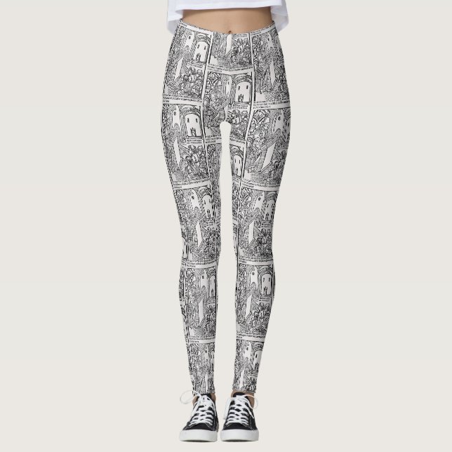 Sankt Albert den store Universaldoktorn Konst Leggings (Framsida)