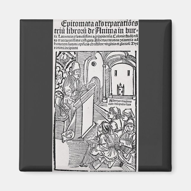 Sankt Albert den store Universaldoktorn Konst Magnet (Framsidan)