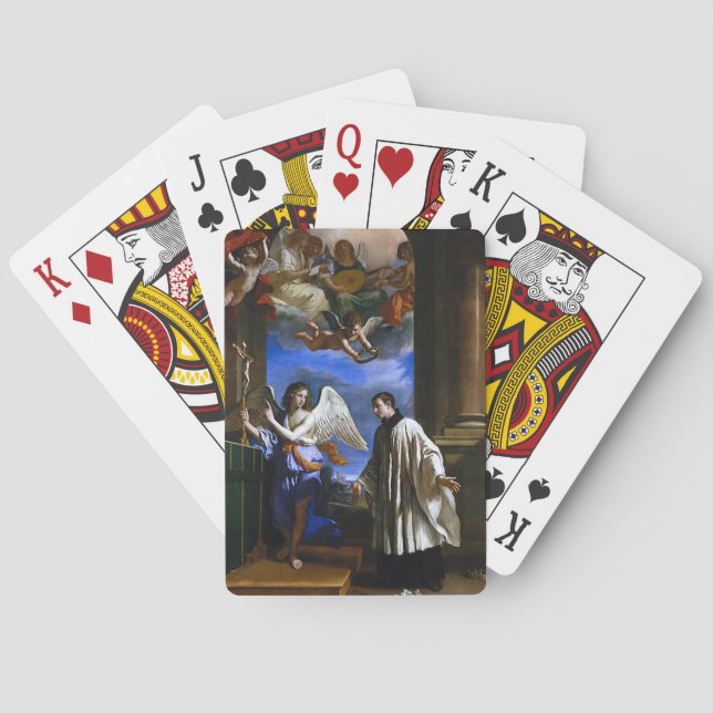 Sankt Aloysius de Gonzaga Casinokort (Baksidan)