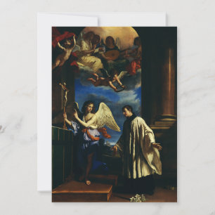 Sankt Aloysius Gonzaga Beskyddare av studenter Fin Inbjudningar