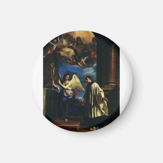Sankt Aloysius Gonzaga Skyddshelgon för studenter  Magnet (Framsidan)