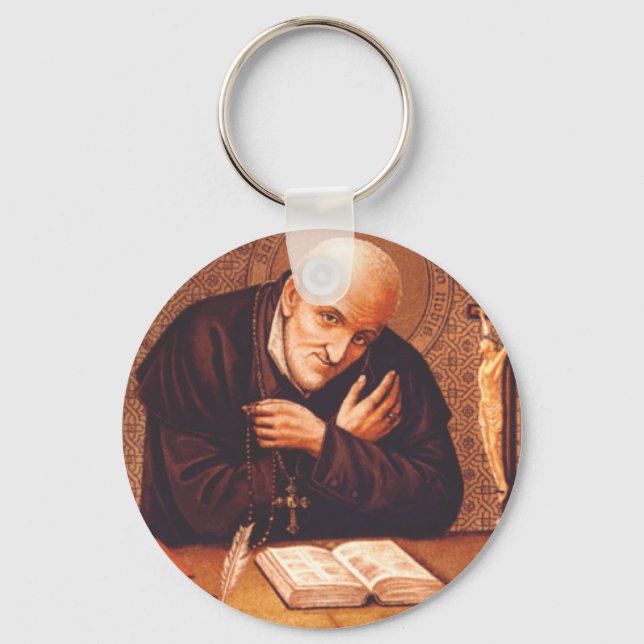 Sankt Alphonsus Liguori Nyckelring (Framsida)