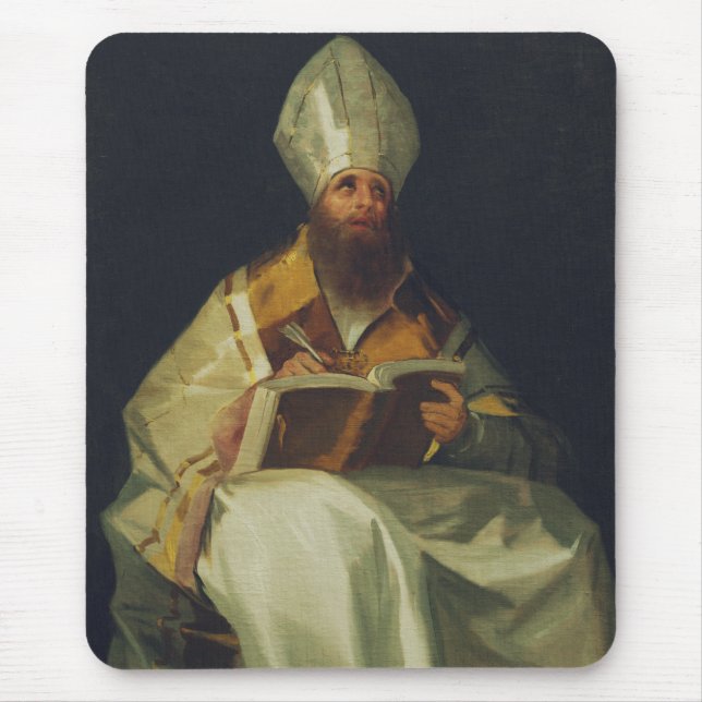 Sankt Ambrosius av Francisco de Goya Musmatta (Framsidan)