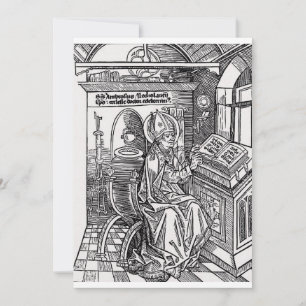 Sankt Ambrosius av Milano Julkort