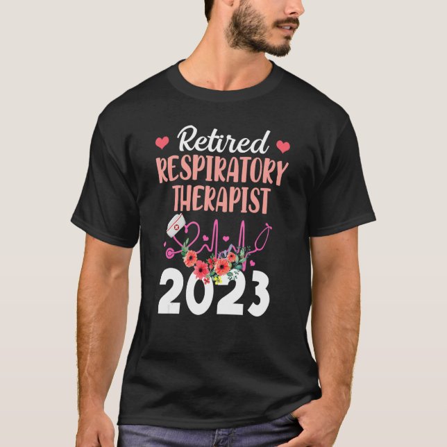 Sänkt andningsterapi 2023 Pension för T Shirt (Framsida)