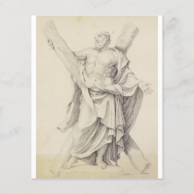 Sankt Andreas Aposteln den först kallade lärjungen Flygblad (Framsidan)