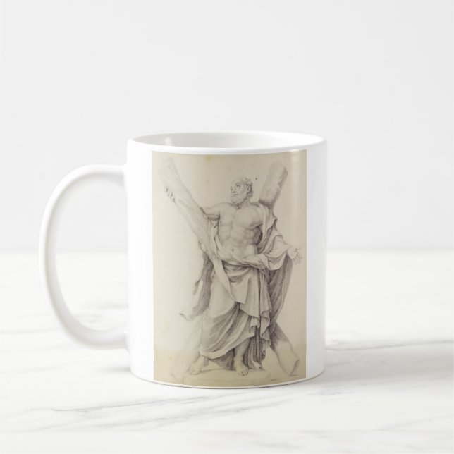 Sankt Andreas Aposteln den först kallade lärjungen Kaffemugg (Vänster)