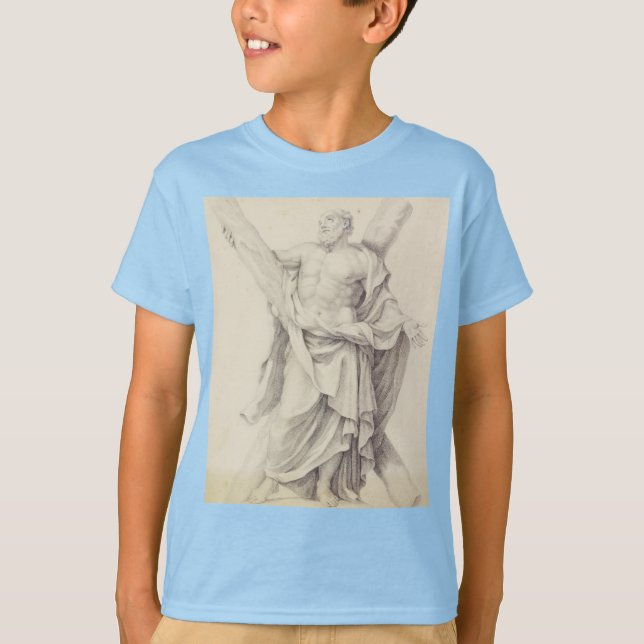 Sankt Andreas aposteln förstkalled disciple T Shirt (Framsida)