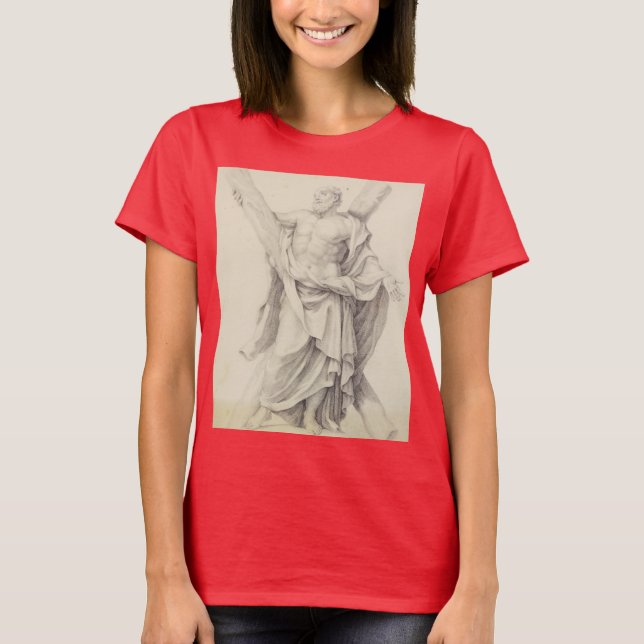 Sankt Andreas aposteln förstkalled lärjunge T Shirt (Framsida)