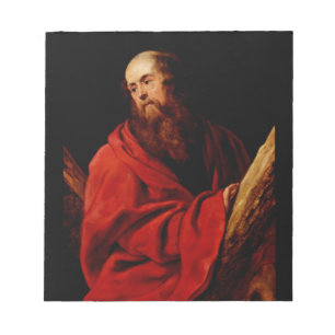 Sankt Andreas av Peter Paul Rubens Barock Apostel Anteckningsblock