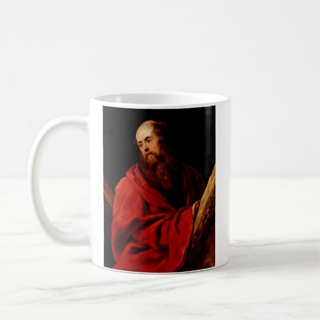 Sankt Andreas av Peter Paul Rubens Kaffemugg (Vänster)