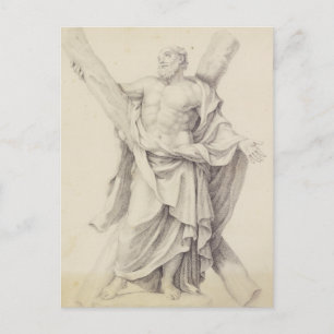 Sankt Andreas en av Jesu 12 apostlar Vykort