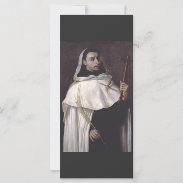 Sankt Angelus av Jerusalem Martyr och predikant (Framsida)