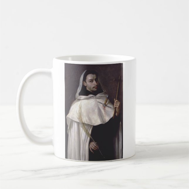 Sankt Angelus av Jerusalem Martyr och predikant Kaffemugg (Vänster)