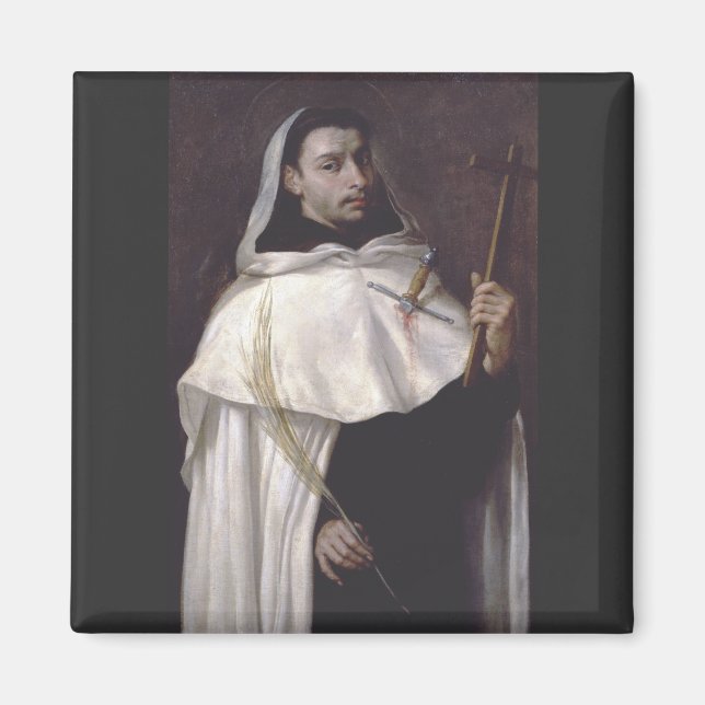 Sankt Angelus av Jerusalem Martyr och predikant Magnet (Framsidan)