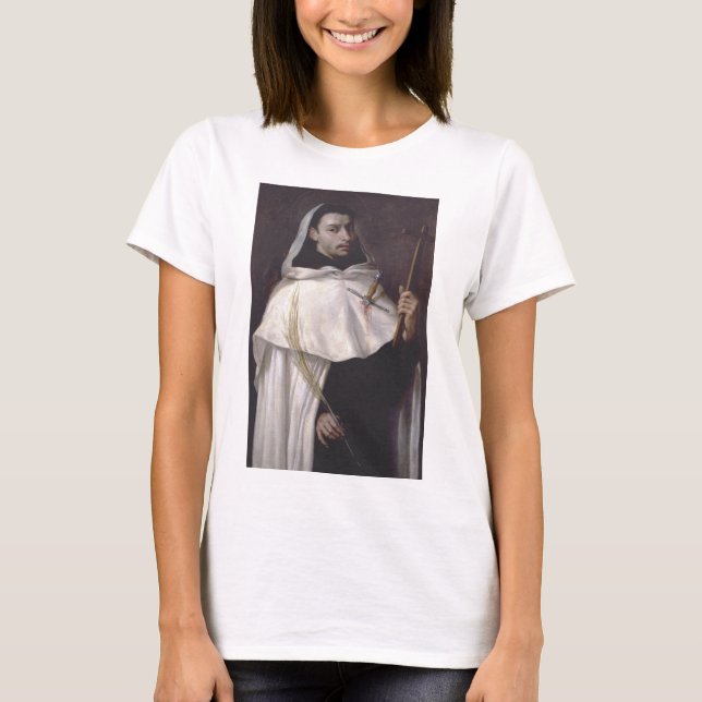 Sankt Angelus av Jerusalem Martyr och predikant T Shirt (Framsida)