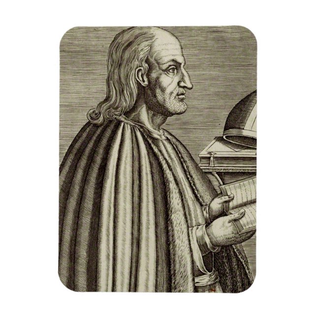 Sankt Anselm av Canterbury Kyrkolärare Magnet (Vertikal)