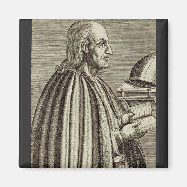 Sankt Anselm av Canterbury Kyrkolärare Magnet (Framsidan)