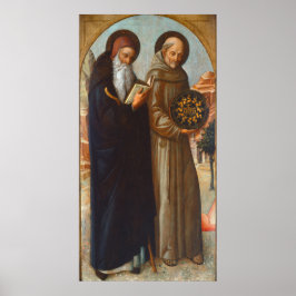 Sankt Antonius Abbot - Jacopo Bellini Fina konstaf Poster