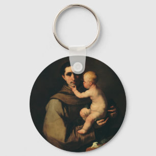 Sankt Antonius av Padua av Luca Giordano Nyckelring